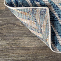 Summer Multi-color leaves Area Rug