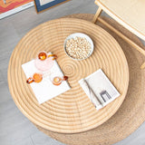 Farmhouse 2 piece round coffee table set