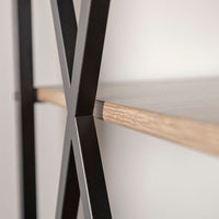 Metal Etagere Bookcase 61"x 18" I#1022