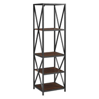 Metal Etagere Bookcase 61"x 18" I#1022
