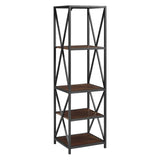 Metal Etagere Bookcase 61"x 18" I#1022
