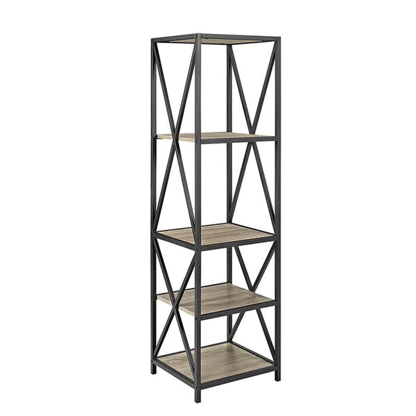 Metal Etagere Bookcase 61"x 18" I#1022
