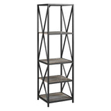 Metal Etagere Bookcase 61"x 18" I#1022