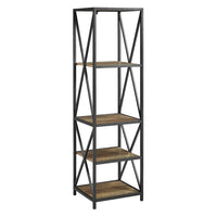 Metal Etagere Bookcase 61"x 18" I#1022