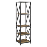 Metal Etagere Bookcase 61"x 18" I#1022