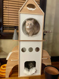 Spaceship Cat Tree Space Rocket Cat Condo I#1728