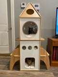 Spaceship Cat Tree Space Rocket Cat Condo I#1728