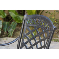 Elizabeth Cast Aluminum Powder Coated 8 Seat Outdoor Dining Set