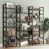 Metal Etagere Bookcase 69.68"H x 71.26"W I#1023