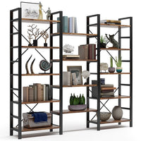 Metal Etagere Bookcase 69.68"H x 71.26"W I#1023