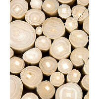 Round Live Edge Solid Wood Coffee Table