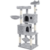 Aadede Multi-Level Cat Tree Tower with Hammock and Scratching Posts