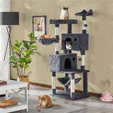 Aadede Multi-Level Cat Tree Tower with Hammock and Scratching Posts