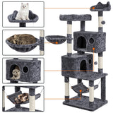 Aadede Multi-Level Cat Tree Tower with Hammock and Scratching Posts