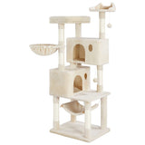 Aadede Multi-Level Cat Tree Tower with Hammock and Scratching Posts