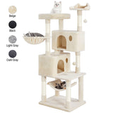 Aadede Multi-Level Cat Tree Tower with Hammock and Scratching Posts