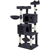 Aadede Multi-Level Cat Tree Tower with Hammock and Scratching Posts