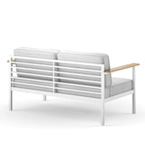 Aluminum Outdoor Sofa with Cushions and Waterproof Cover