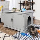 Hideaway Cat Litter Box Enclosure Cabinet