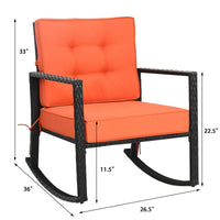 Amber Haven Outdoor Rocking Chair