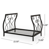 Decorative Iron Log Rack Firewood Holder