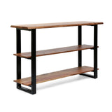 Wilson Decor Live Edge Wood Entry Table TV Console Table