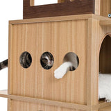 Cat House Cat Tower 44” Height with Scratching Post