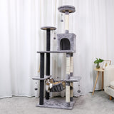 Fast Domestic Delivery Pet Cat Tree Tower Condo House Scratcher Post Toy for Cat Kitten Cat Jumping Toy with Ladder Playing Tree