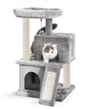 Fast Domestic Delivery Pet Cat Tree Tower Condo House Scratcher Post Toy for Cat Kitten Cat Jumping Toy with Ladder Playing Tree