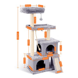 Fast Domestic Delivery Pet Cat Tree Tower Condo House Scratcher Post Toy for Cat Kitten Cat Jumping Toy with Ladder Playing Tree