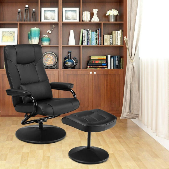 PU Leather Recliner Lounge Chair