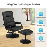 PU Leather Recliner Lounge Chair