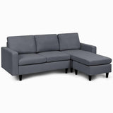 Sectional Sofa Couch with Reversible Chaise