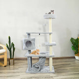 Multi Level Kitten Condo Cat Tree With Tunnel I#1354d