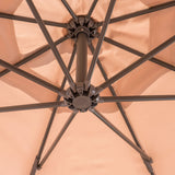 Round Outdoor Patio Umbrella with Base