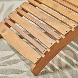 Wooden Outdoor Foldable Chaise Lounge