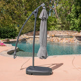 Round Outdoor Patio Umbrella with Base