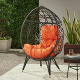 Teardrop Wicker Chair with Cushion I#904/905