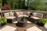 7 pieces Outdoor Wicker Sofa Set With Cushions And Cover